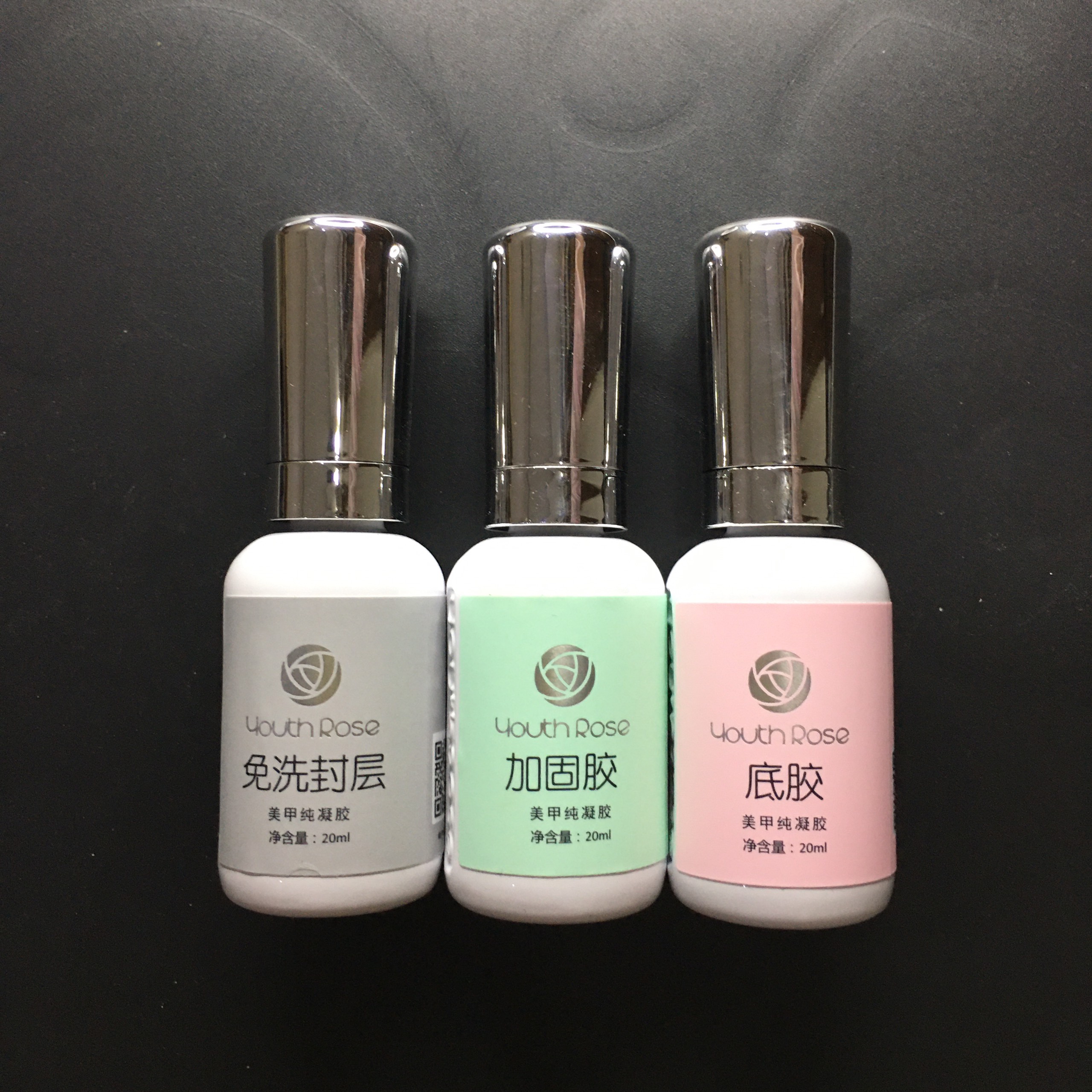 Base Top Cứng Móng Hoa Hồng chai 20ml