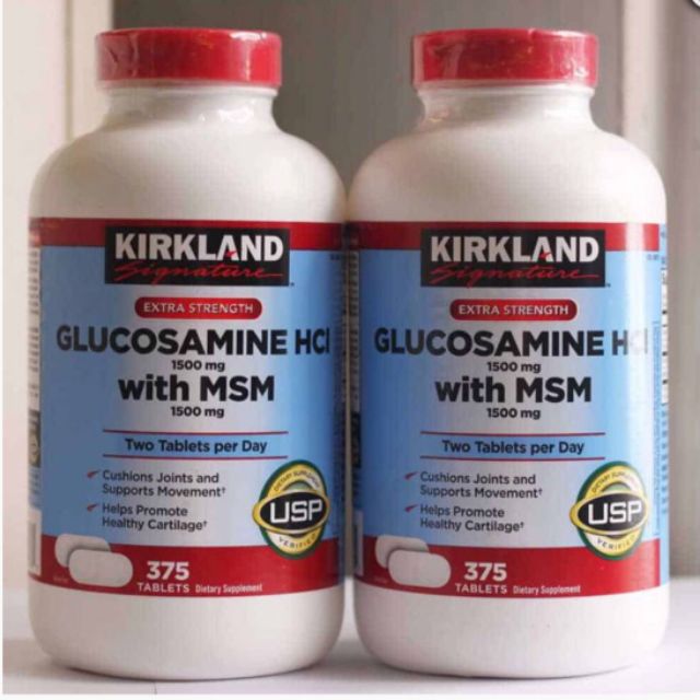 KIRKLAND Glucosamine HCL 1500mg With MSM 1500mg- BIFA