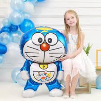 Bóng kiếng nhôm hình Doremon có size 70cm