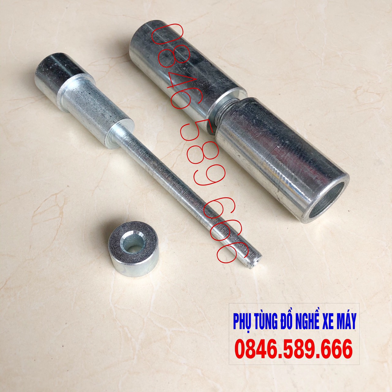 Vam Đóng Bạc Càng Cảo Bạc Gấp Xe Máy