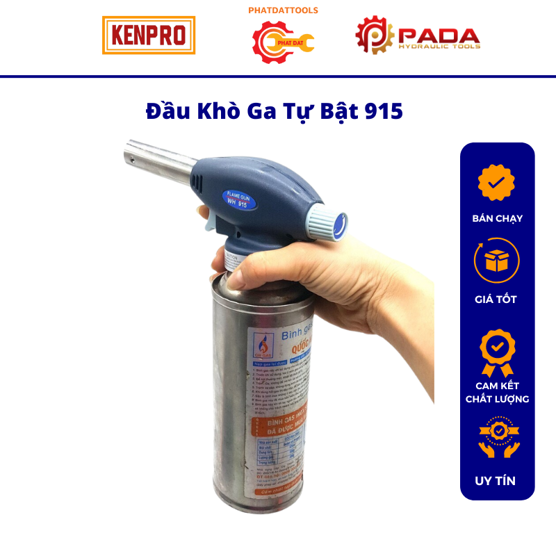 Đầu khò ga tự bật 915-Khò béo