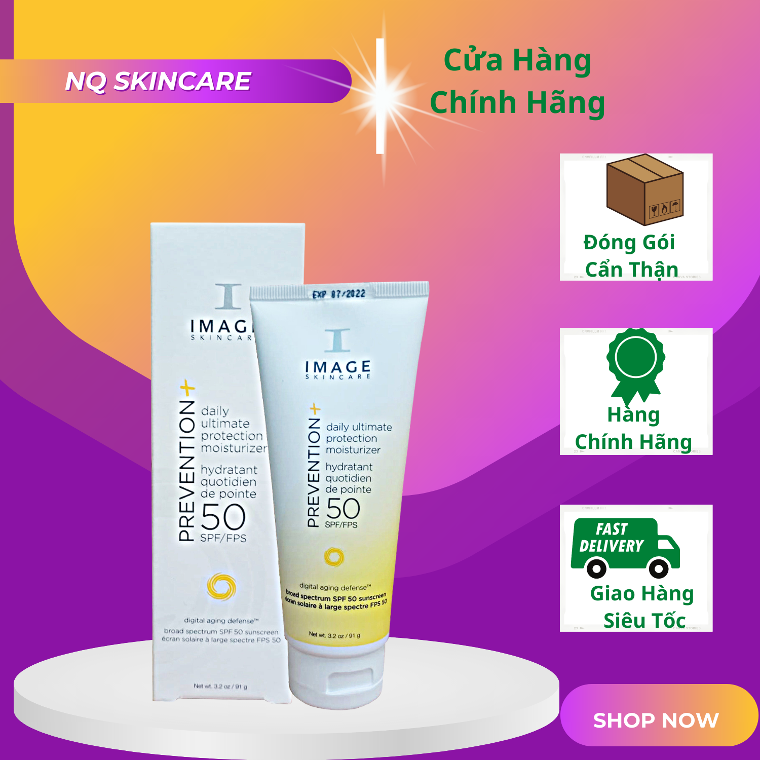 [HCM]Kem Chống Nắng IMAGE 50 SPF