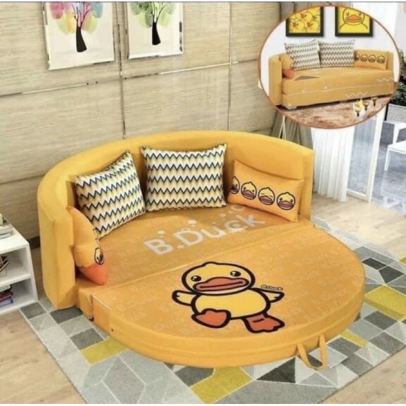 Đệm Sofa Tròn Cao Su Non Gấp Gọn Kt 1M8