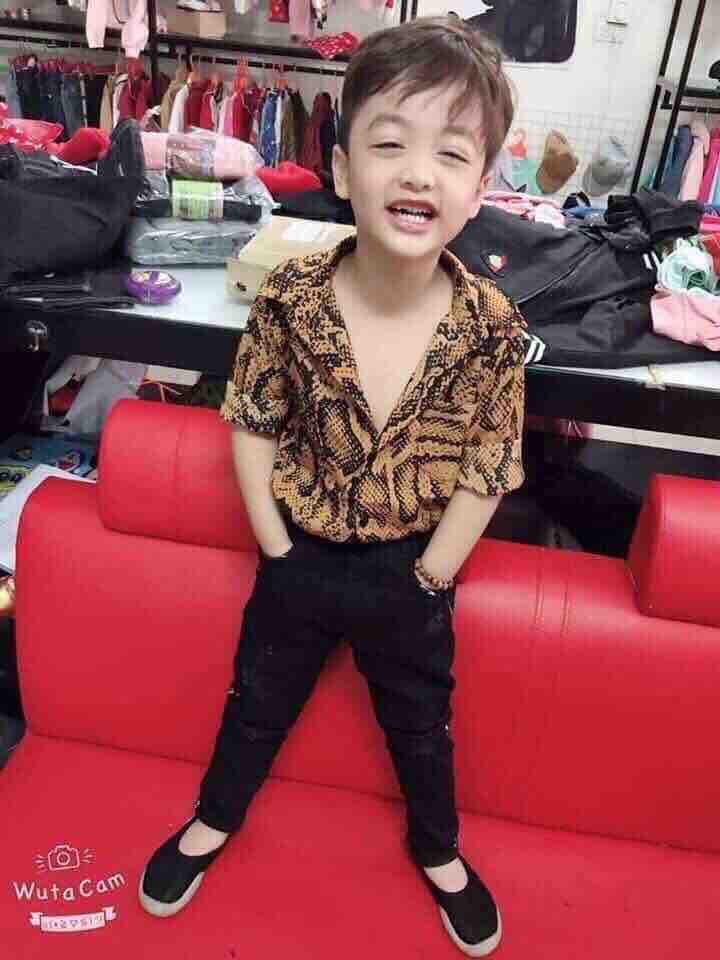 Áo sơmi lụa cho bé từ 10-25kg