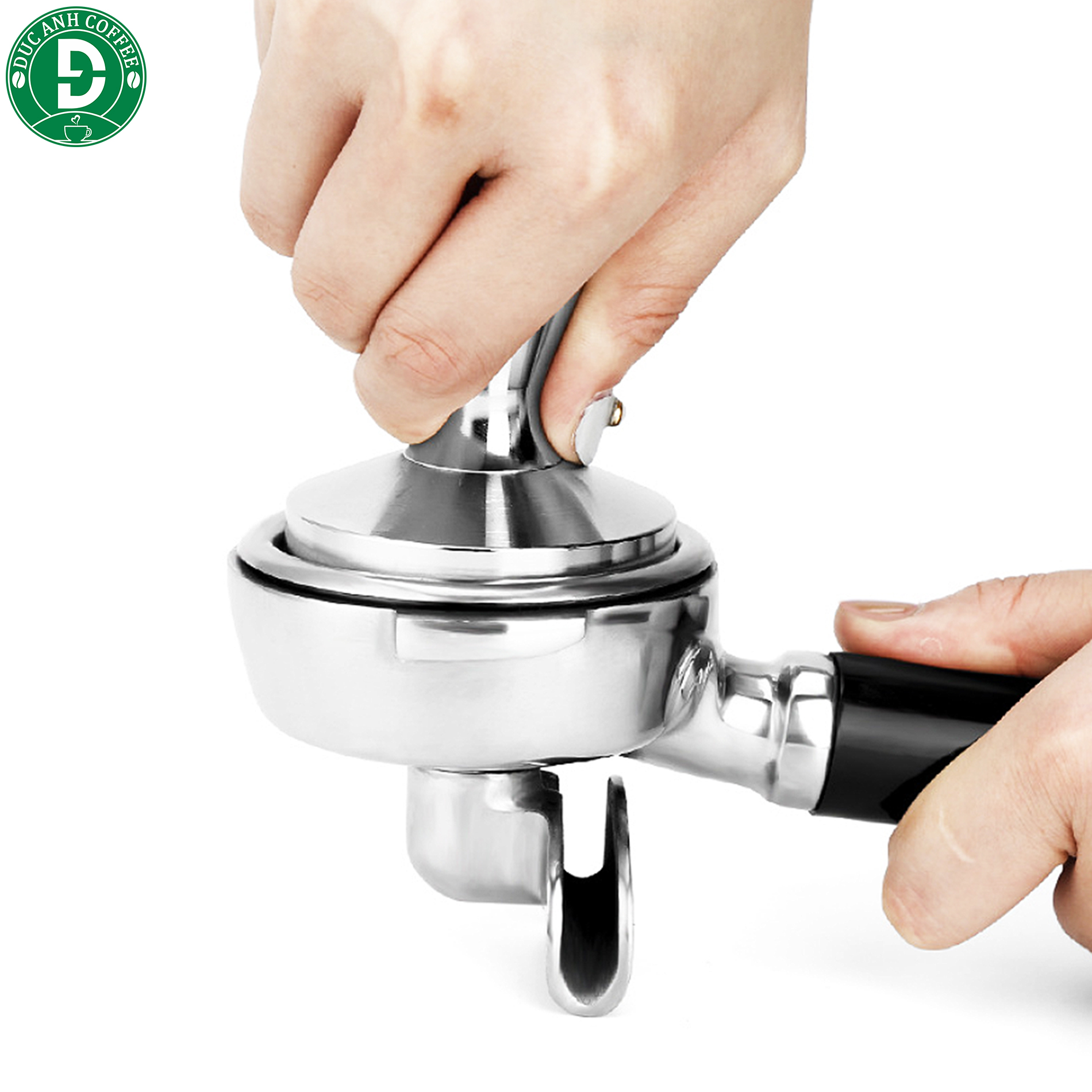 Cục nén cà phê TEMPER cho máy pha cafe - Thép Không Gỉ dùng cho máy pha cà phê espresso - có nhiều lựa chọn đường kính ( 49cm - 51cm -5.3cm và 5.7cm)