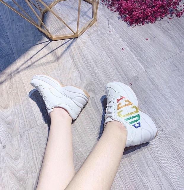 Giày thể thao sneakers nữ GC nhũ mới chất !