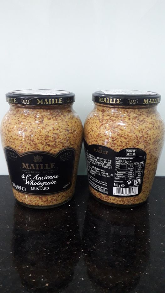 Mù tạt nguyên hạt maille 845g
