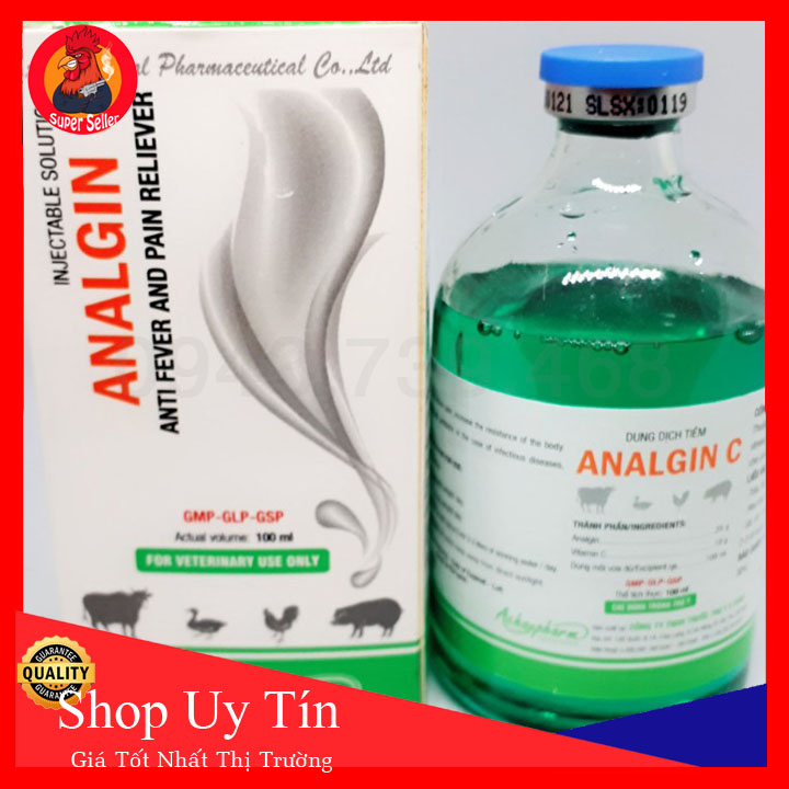 Anagin C 100ml-Chích Gà Hạ Sốt-Giảm Đau
