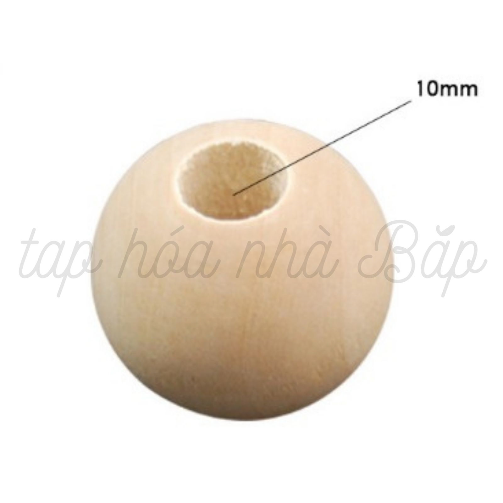Hạt Gỗ Handmade - Hạt Xâu Vòng DIY các size