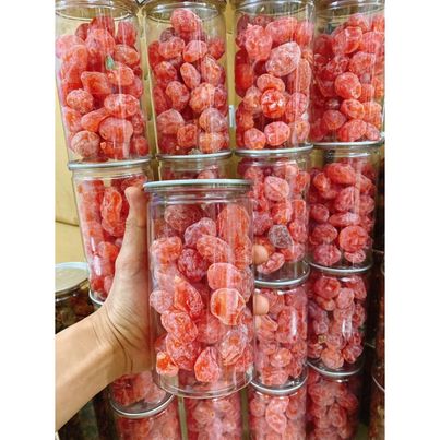 Xí Muội Đào Lon Pet 500G - Cực Ngon