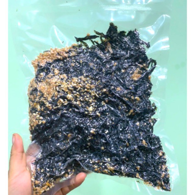 500g RONG BIỂN CHÁY TỎI (HÚT CHÂN KHÔNG)