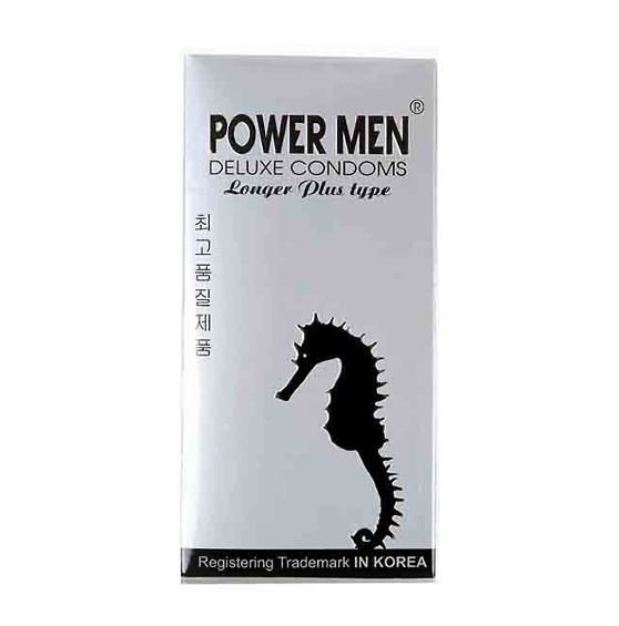 Bao cao su lâu ra power men longer plus 12s - 100% chính hãng - che tên sản phẩm