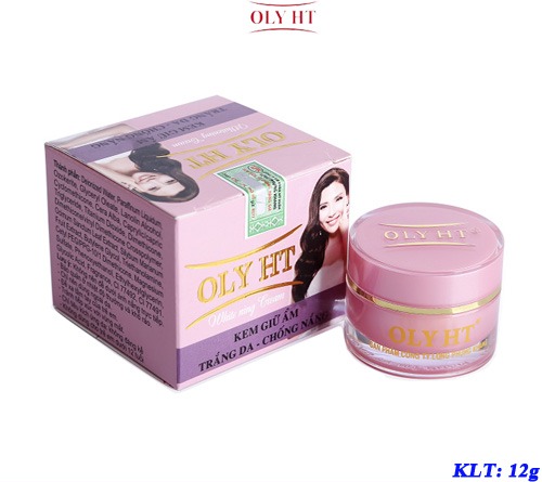 Kem Dưỡng Trắng Da Giữ Ẩm Chống Nắng OLY HT Long Phụng Khang (12g) Màu Hồng Chính Hãng