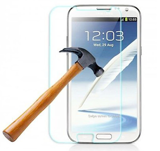 Kính Cường Lực Chống Va Đập Cho Samsung Galaxy Note 2 (Trong suốt)