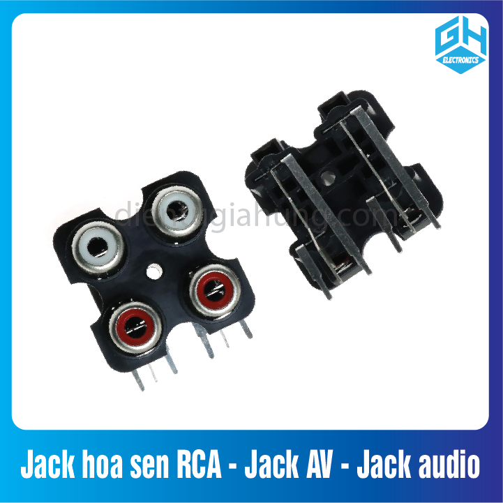 Jack hoa sen RCA - Jack AV - Jack audio( COMBO 2 CÁI)
