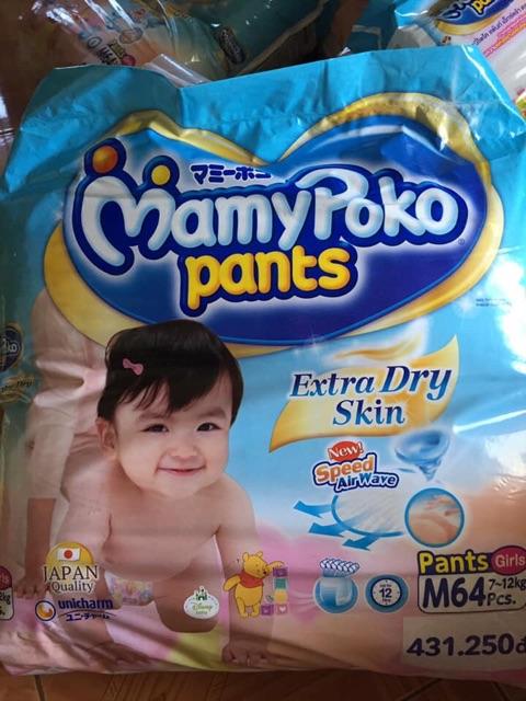 Tã quần Mamypoko M64 miếng (6-10kg)