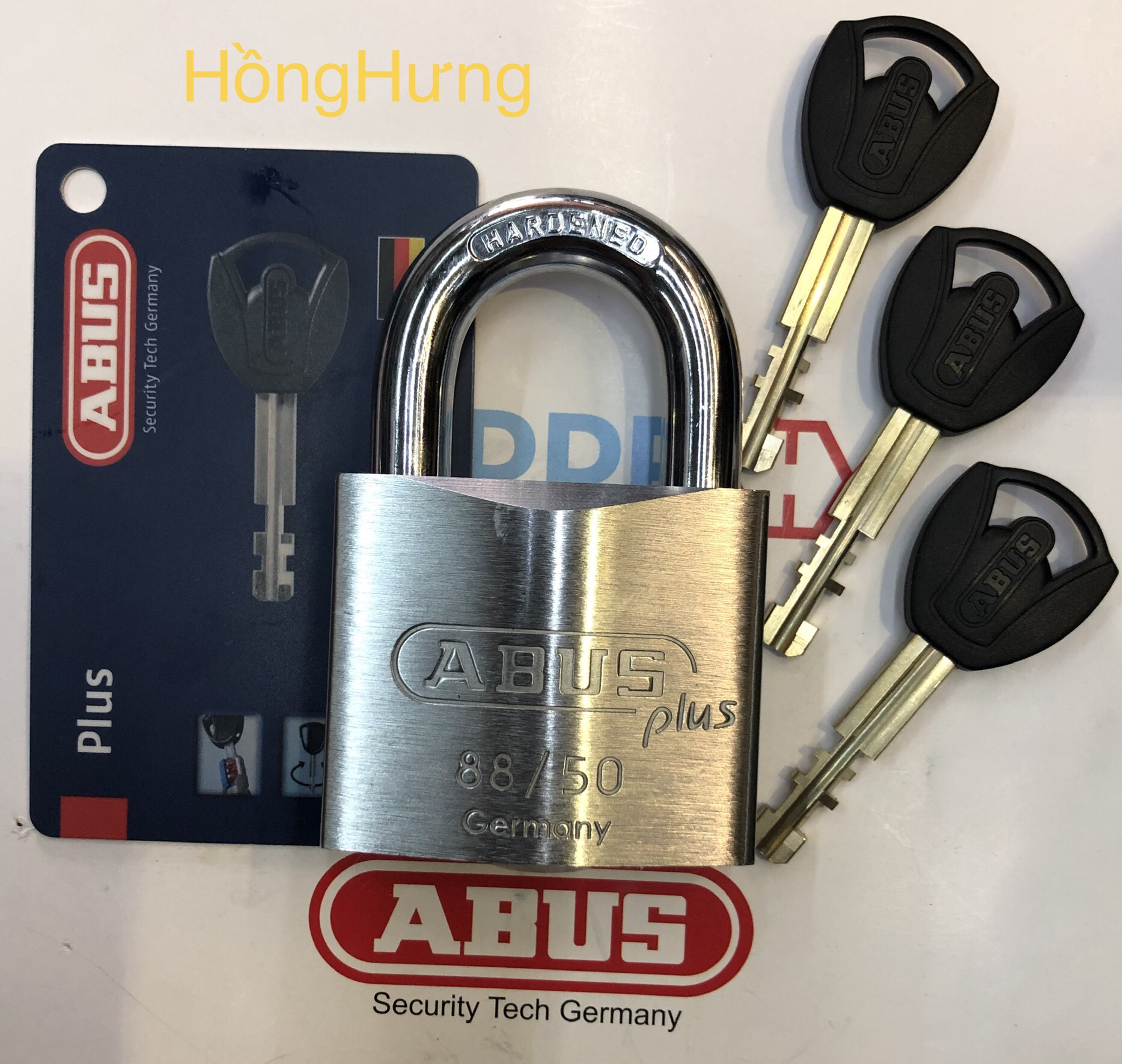[HCM]KHÓA ABUS 88/50MM KHOÁ NGẬM CHÌA