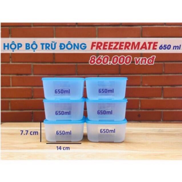 Tupperware - Bộ 6 hộp trữ đông Freezermate 650ml