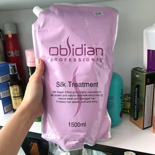 [HCM]Hấp dầu dưỡng tóc siêu mềm mượt Obsidian Silk Treatment 1500ml
