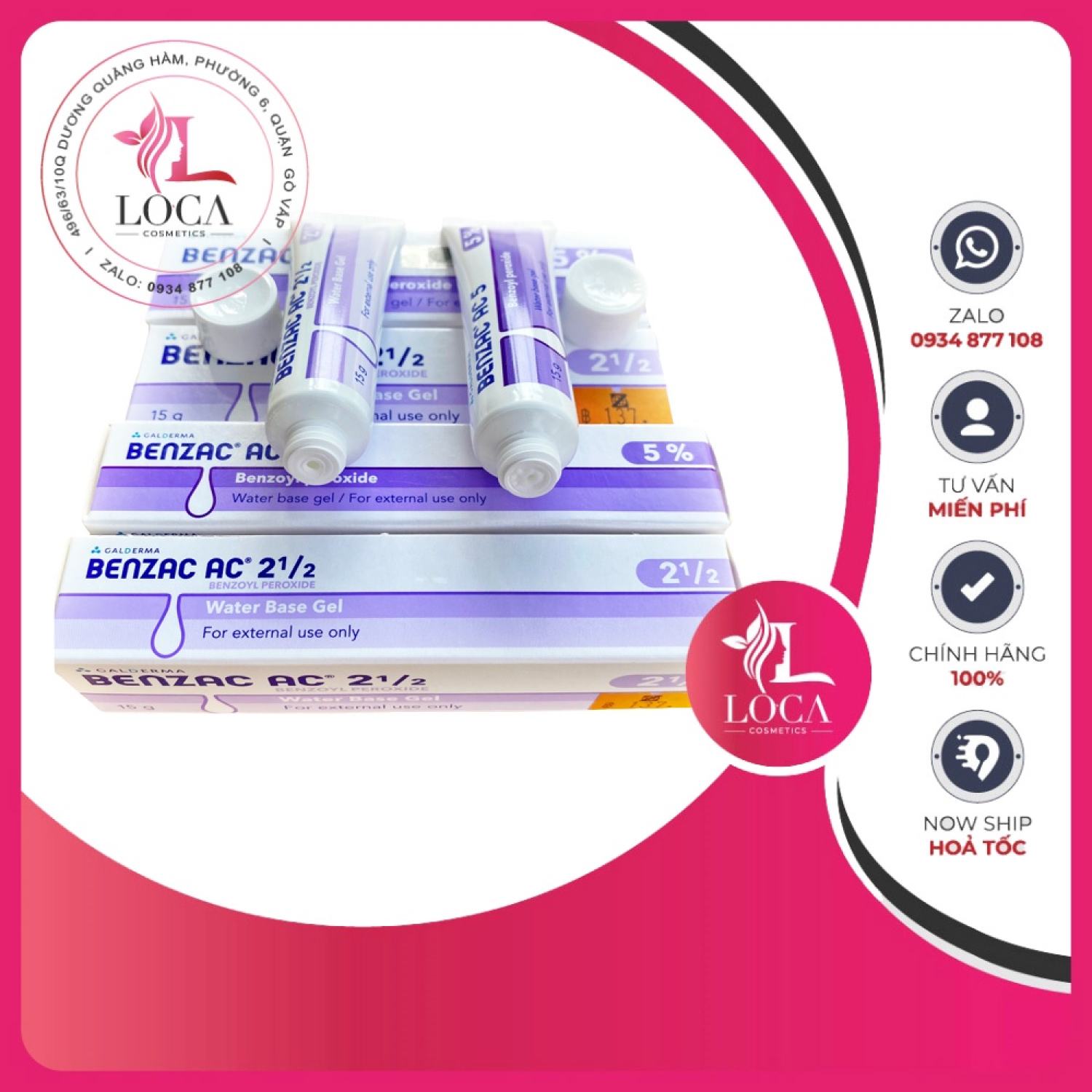 [Auth-date mới] Benzac AC BPO Thái - ɡel hỗ trợ giảm Mụn
