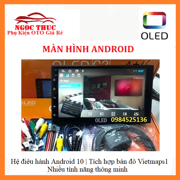 Màn hình android oto. Màn hình android xem camera lùi, cam hành trình, chỉ đường Vietmap s1, Navitel, youtube vanced, tích hợp vô lăng, ra lệnh giọng nói. Màn hình dvd android. Đầu dvd gắn taplo xe. dvd oto