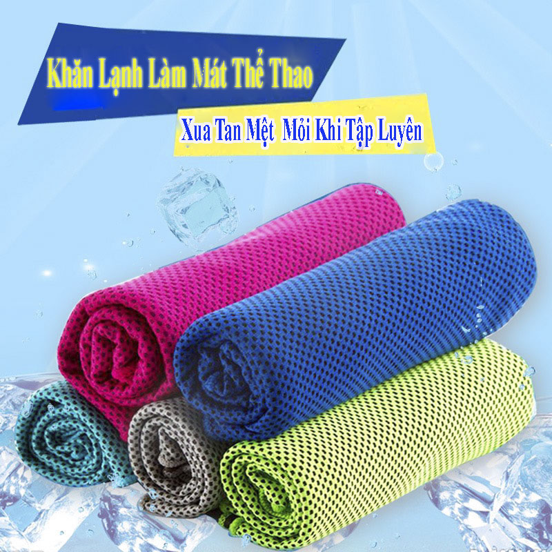 Khăn lạnh làm mát thể thao khi tập luyện cao cấp .