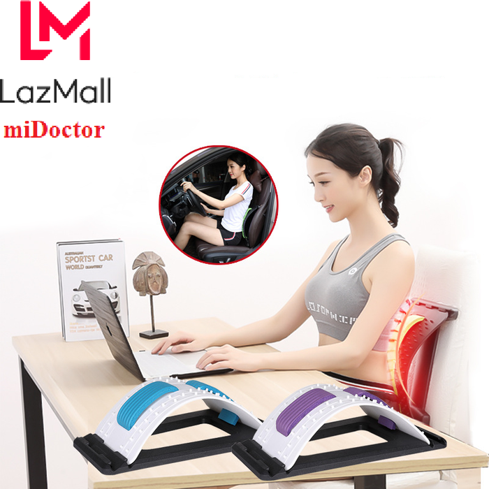 Khung Định Hình Cột Sống Lưng, Chỉnh Gù Lưng, Cong Vẹo Cột Sống, Định Hình Cột Sống Lưng, Khung Nắn Chỉnh Cột Sống Cổ, Điều Trị Thoát Vị Đĩa Đệm, Đau Lưng, Vai Gáy, Dụng Cụ Hỗ Trợ Tập Lưng - Chính Hãng miDoctor