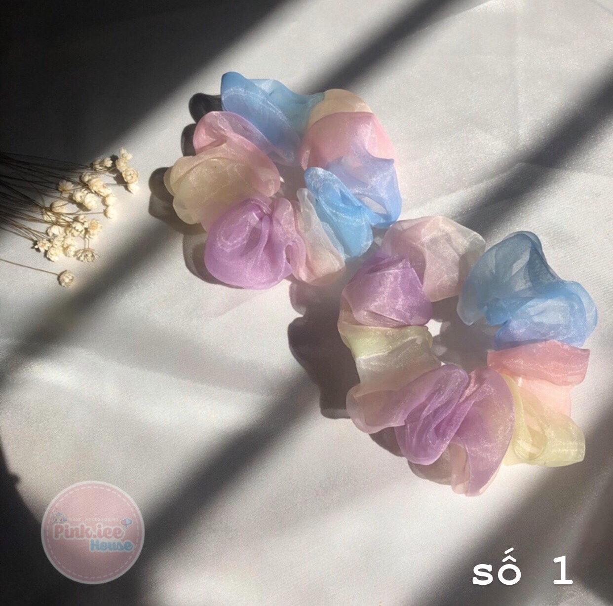[HCM]SCRUNCHIES VON LOAN MÀU 3 MẪU - CỘT TÓC HOTTREND