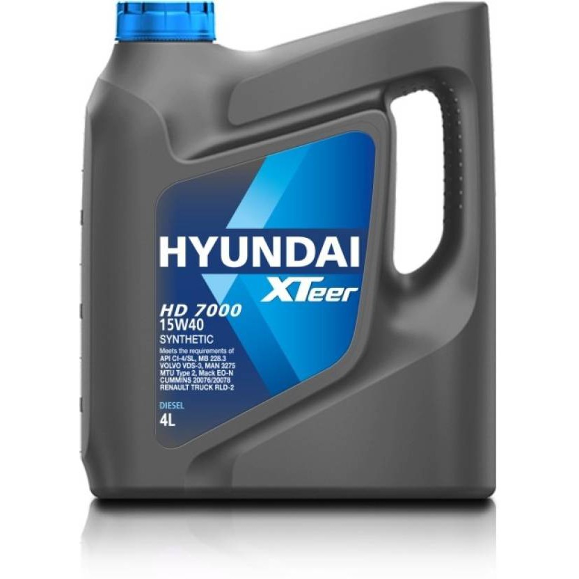 [HCM][ Nhớt động cơ máy dầu ]HYUNDAI XTEER HD7000 15W40 6L