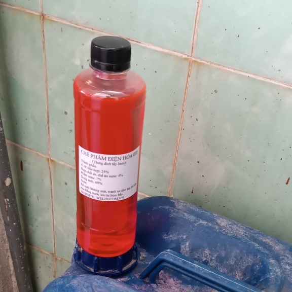 Dung dịch tẩy mối hàn, đánh bóng inox, dung dịch điện hóa loại tốt