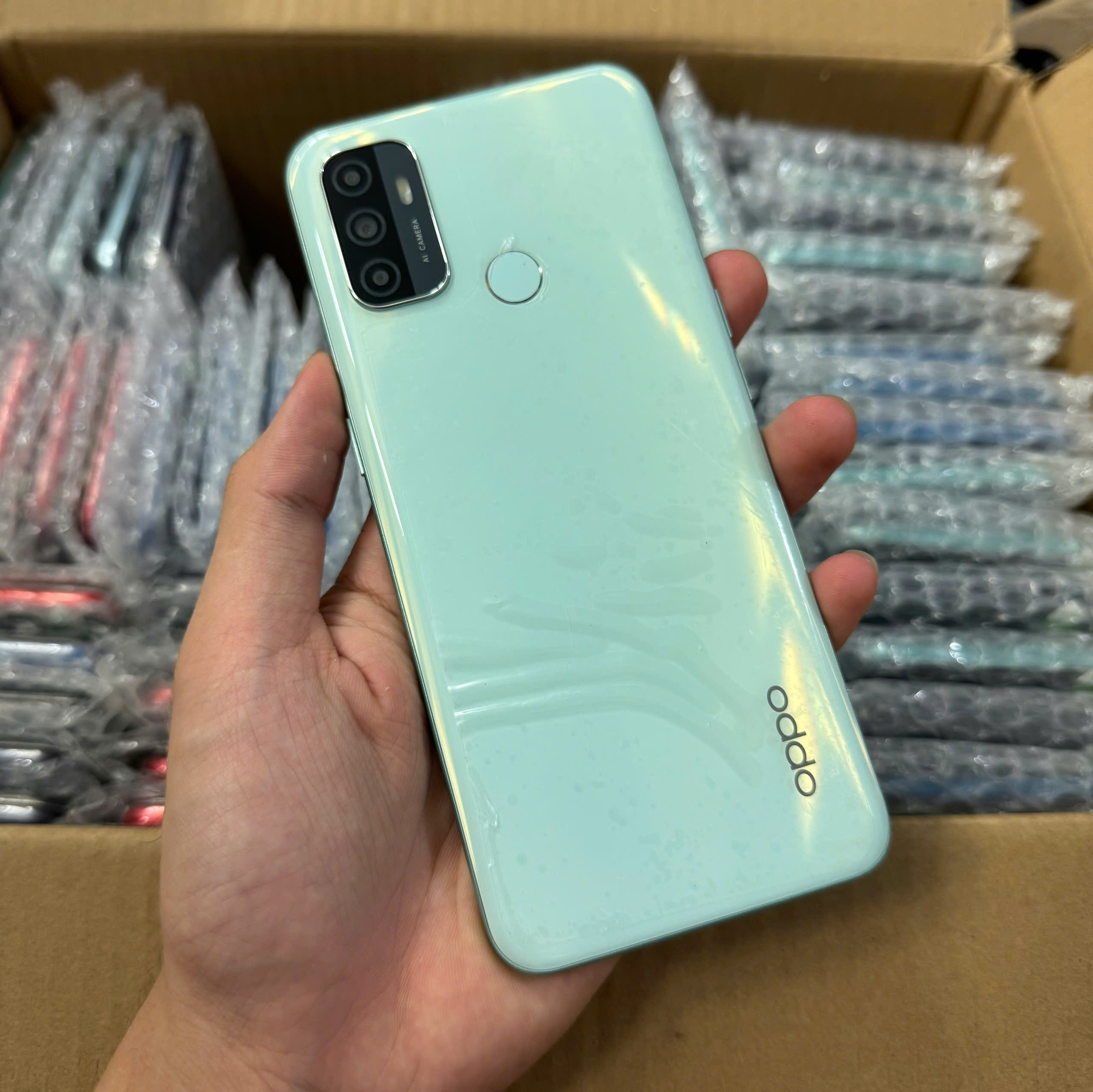 Điện thoại Oppo A53 2SIM Ram 8GB/256GB - Pin 5000 mAh TẶNG(CƯỜNG LỰC, ỐP) - Bảo hành 3 tháng