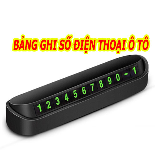 Bảng ghi số điện thoại cho xe ô tô khi dừng đỗ - mẫu bập bênh