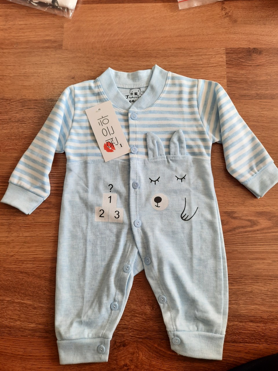Body liền thân cotton dài tay quảng châu