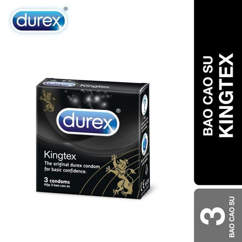 Bao cao su Durex Kingtex 3Pcs - Sản phẩm CHÍNH HÃNG nhập khẩu