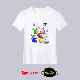 Áo Thun Among Us Hero Team - Áo Hero Team mẫu mới cực đẹp cực ngầu
