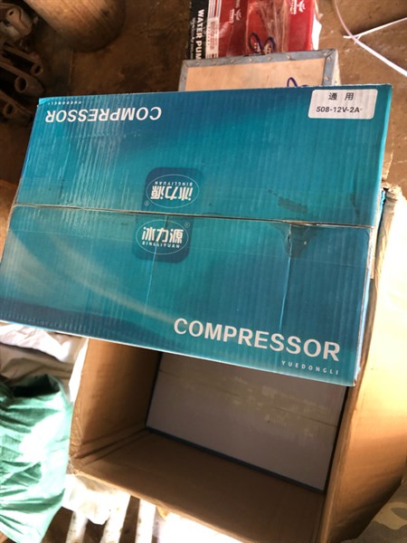 Lốc lạnh 508, 2 rãnh, 12v giấy xanh