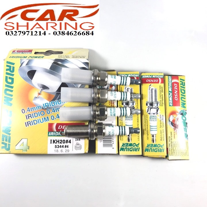 [HCM]( Mua lẻ như mua sỉ) Bugi Denso IKH20 5344 bộ 4 cái - Dòng xe ưu thích INNOVA
