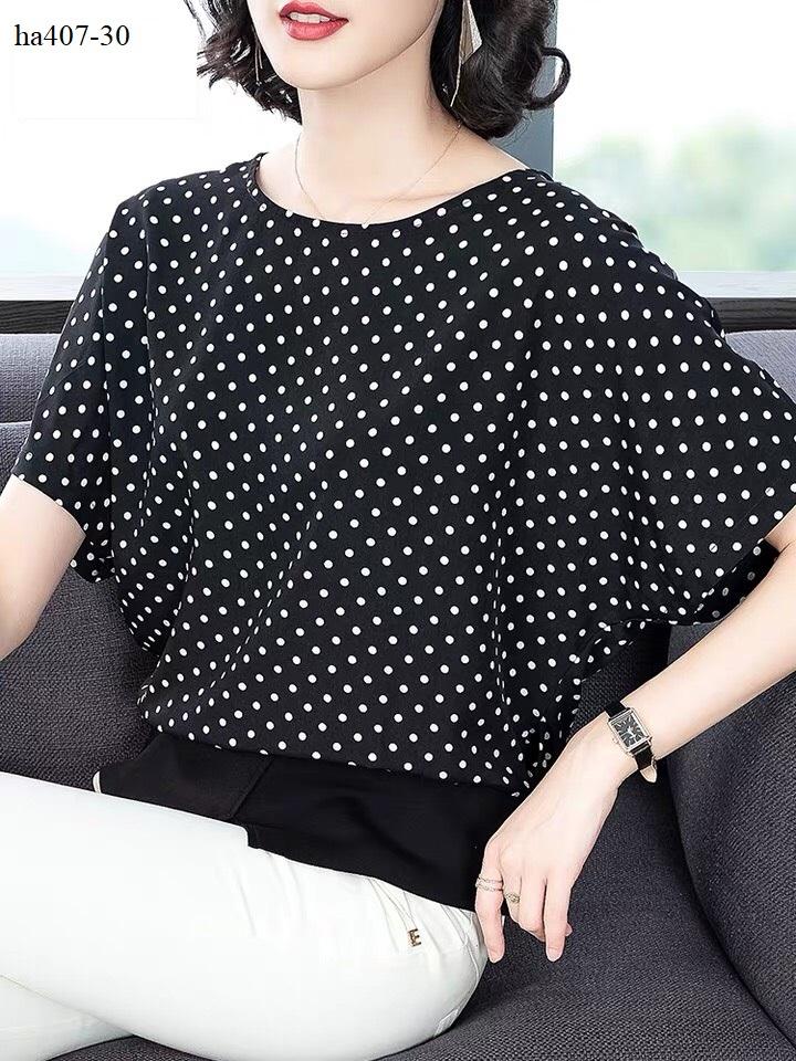 ha407- ÁO THIẾT KẾ TAY CÁNH DƠI THANH LỊCH