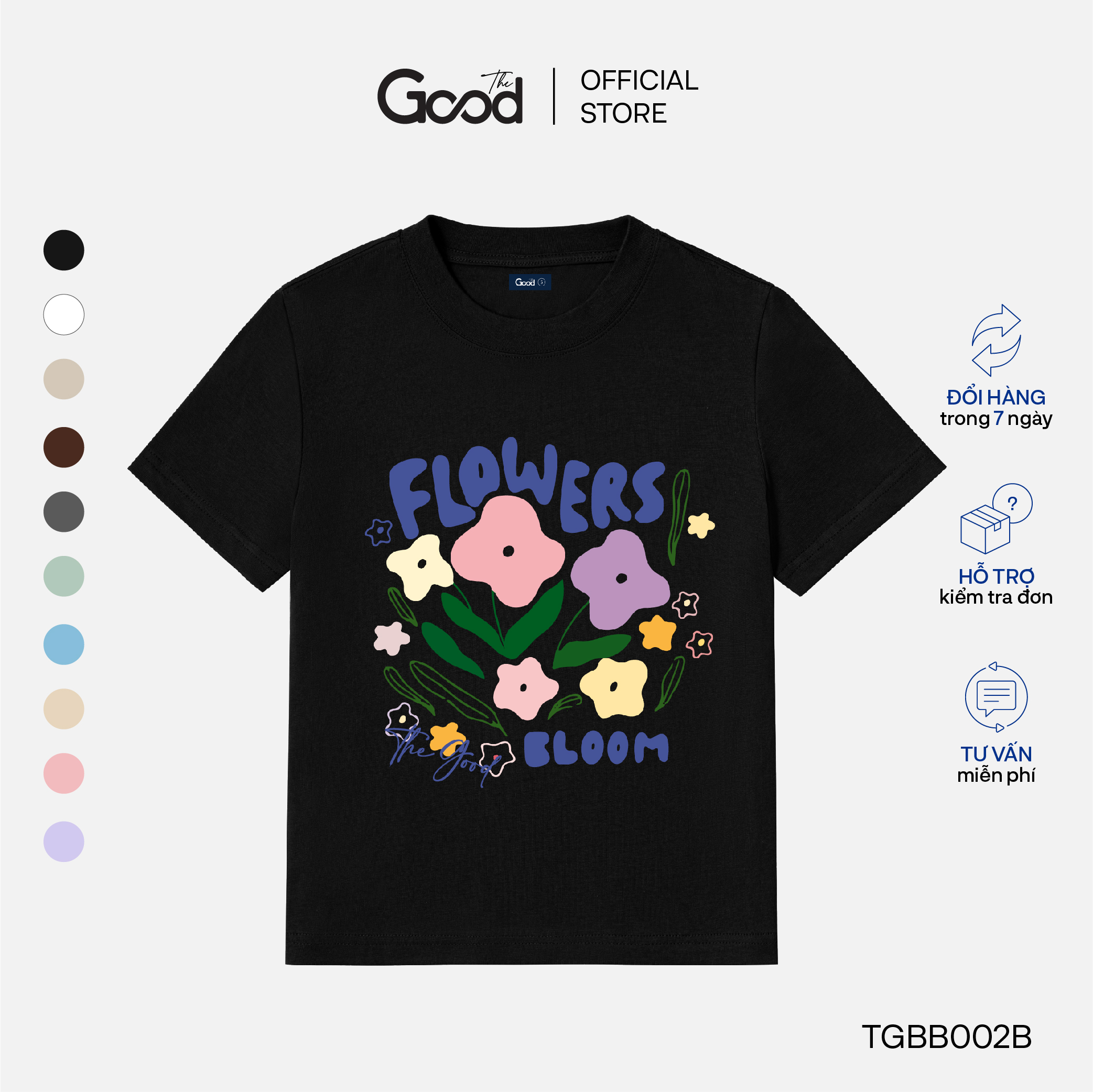 Áo Baby Tee "Flowers" THE GOOD