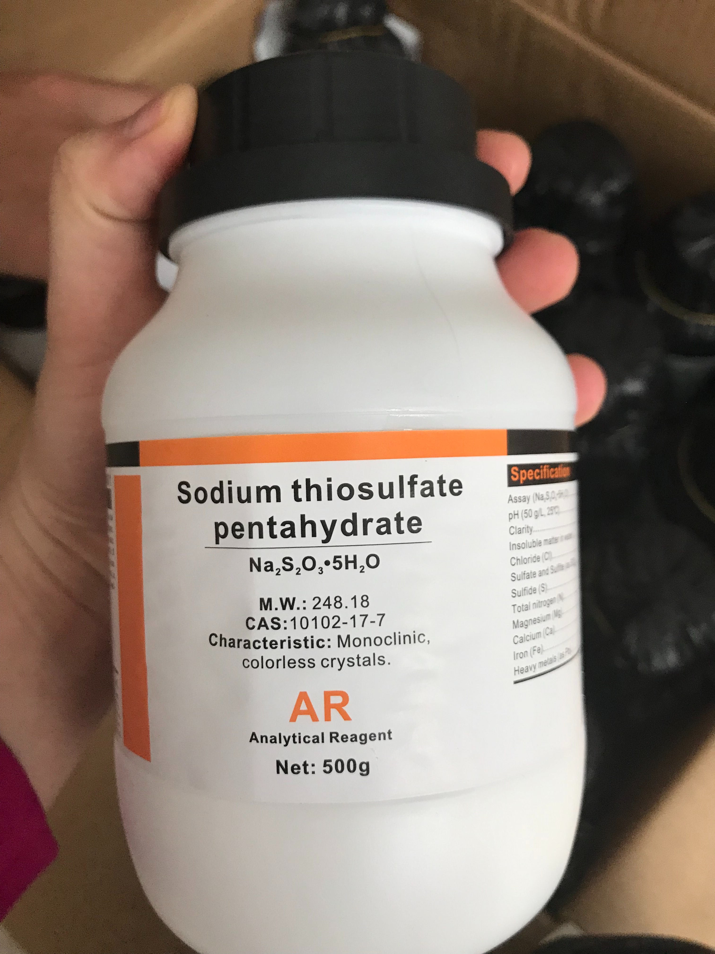 Na2S2O3 lọ 500g