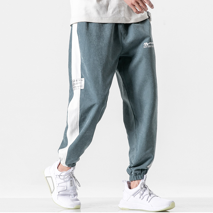 Quần Thể Thao Nam Bo Ống Phối Sọc Sườn Kiểu Dáng Hàn Quốc Thời Trang FORHIMCS2 JOGGER NAM 9000073C