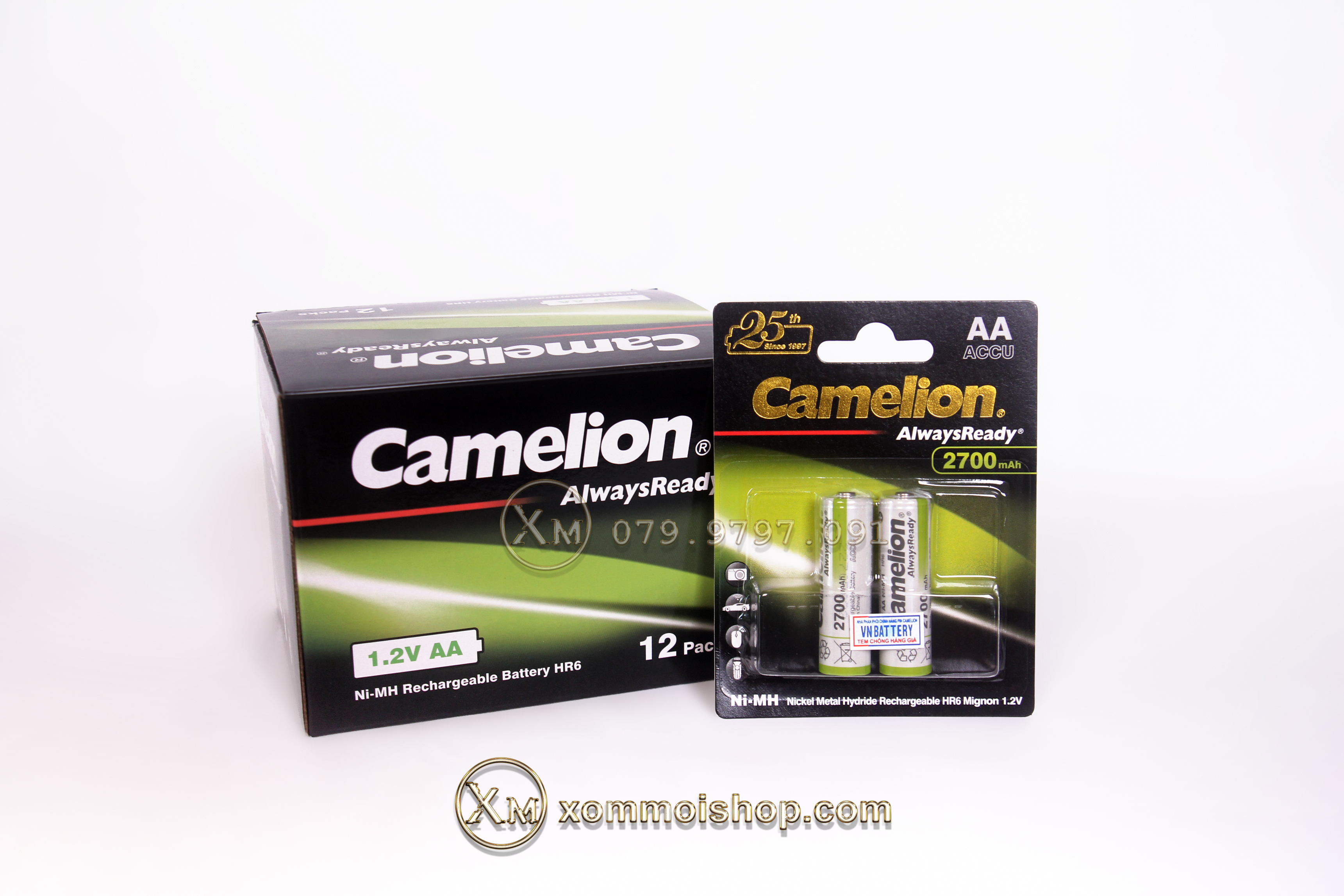 Pin sạc CAMELION ALWAYSREADY AA 2700 mAh