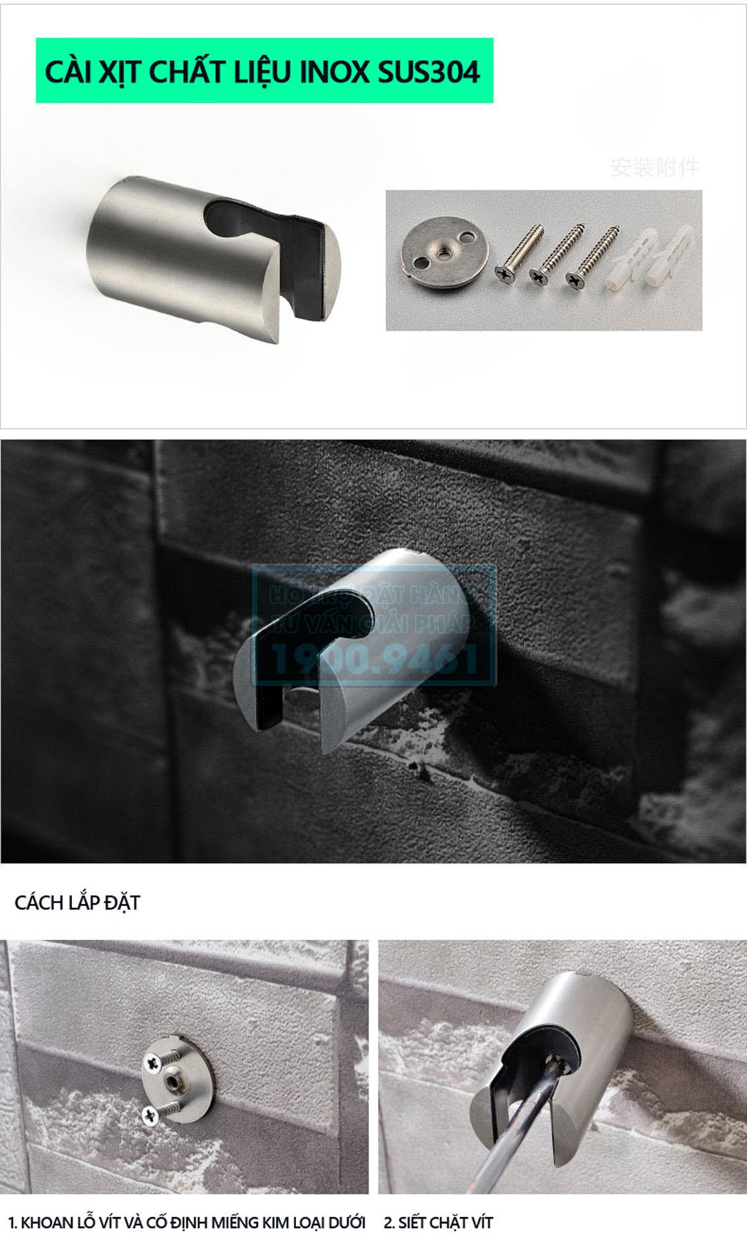 Vòi xịt vệ sinh Inox SUS304 9060