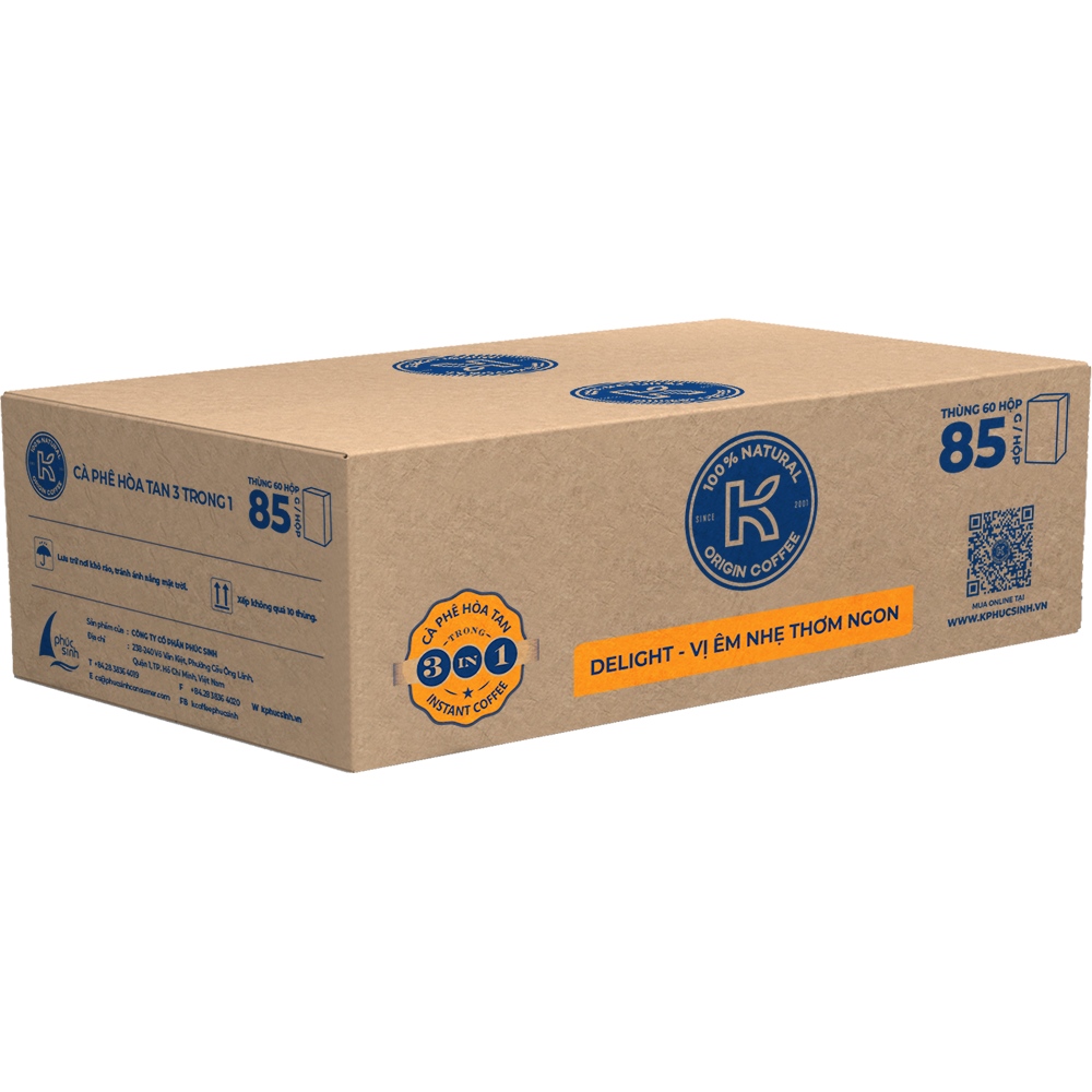 Cà Phê Hòa Tan K Coffee Delight 3in1 (85G / Hộp)