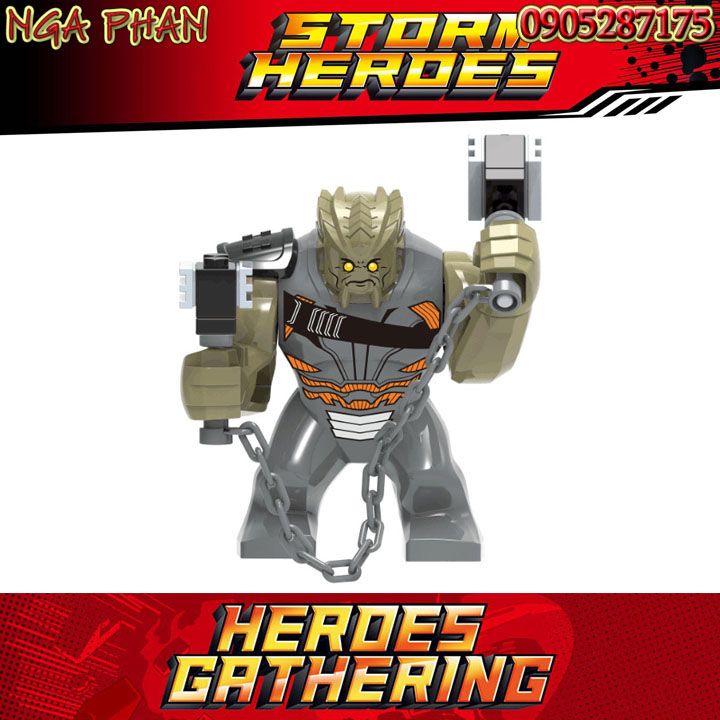 Bigfig Nhân Vật Cull Obsidian Black Dwarf Big Figure Siêu Đẹp Đồ Chơi Xếp Hình Lắp Ráp Gạch Khối Block Brick MOC DIY
