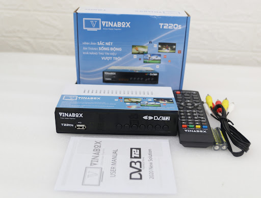 [HCM] Đầu mặt đất DVB-T2 VINA T220s (KTS-T2) Xem miễn phí  kênh truyền hình - SP hợp quy của Bộ TT&TT