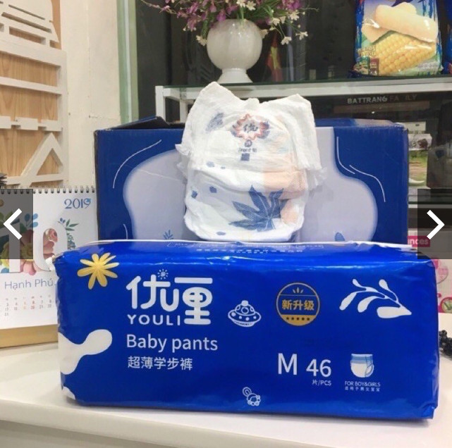 TÃ QUẦN YOULI BABY PANTS XANH (BỊCH MIẾNG TUỲ SIZE)