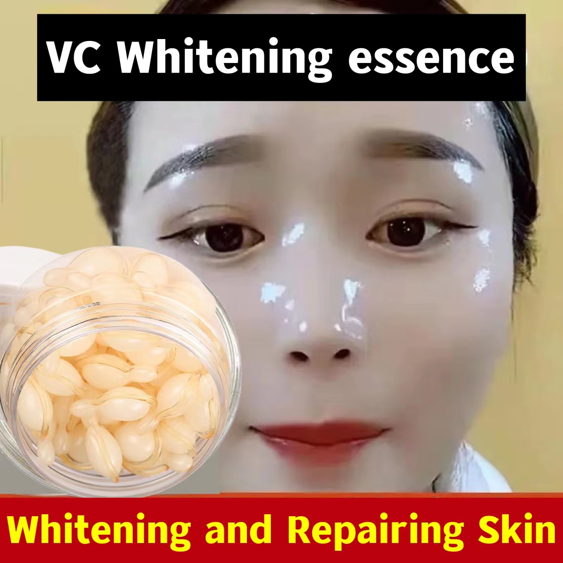 Vitamin C Brightening Serum Dưỡng Da Mặt Ẩm Làm Sáng Da Mặt Làm Trắng Giảm Nếp Nhăn