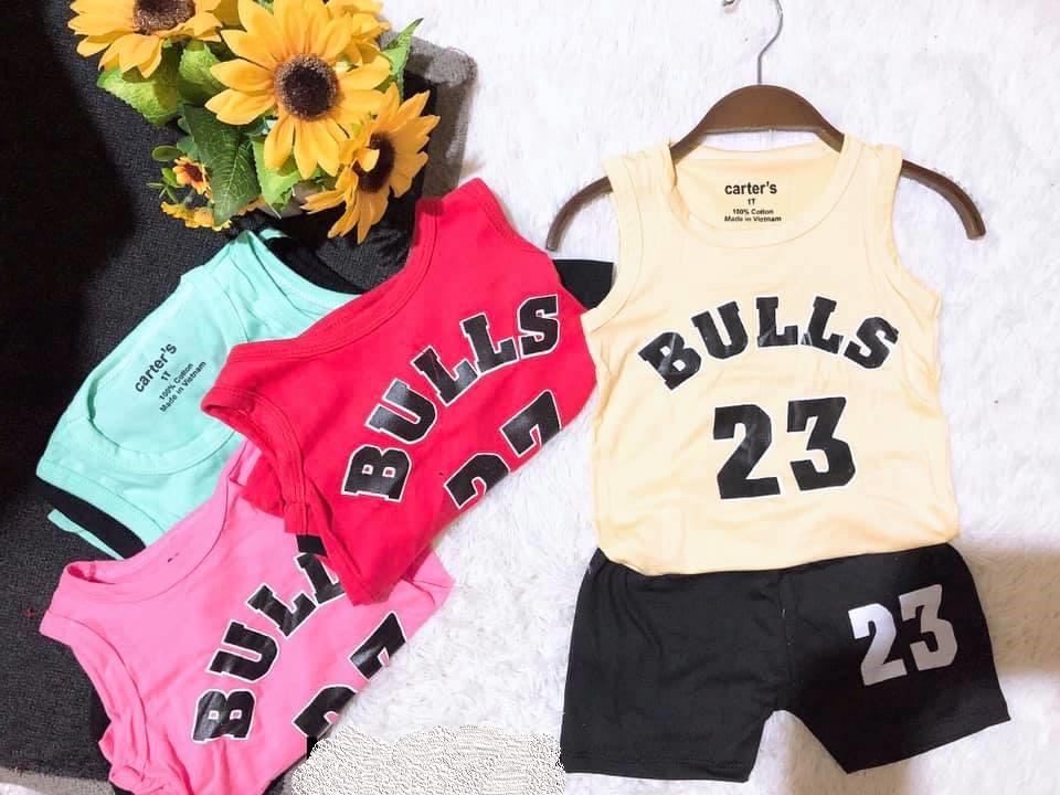Bộ ba lỗ số 23 cho bé size từ 8-20kg