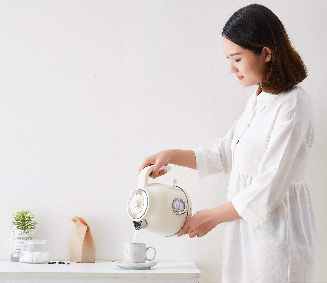 ẤM ĐUN NƯỚC SIÊU TỐC XIAOMI OCOOKER QS-1701 (CÓ NHIỆT KẾ CƠ HỌC THÔNG BÁO) (màu xanh)